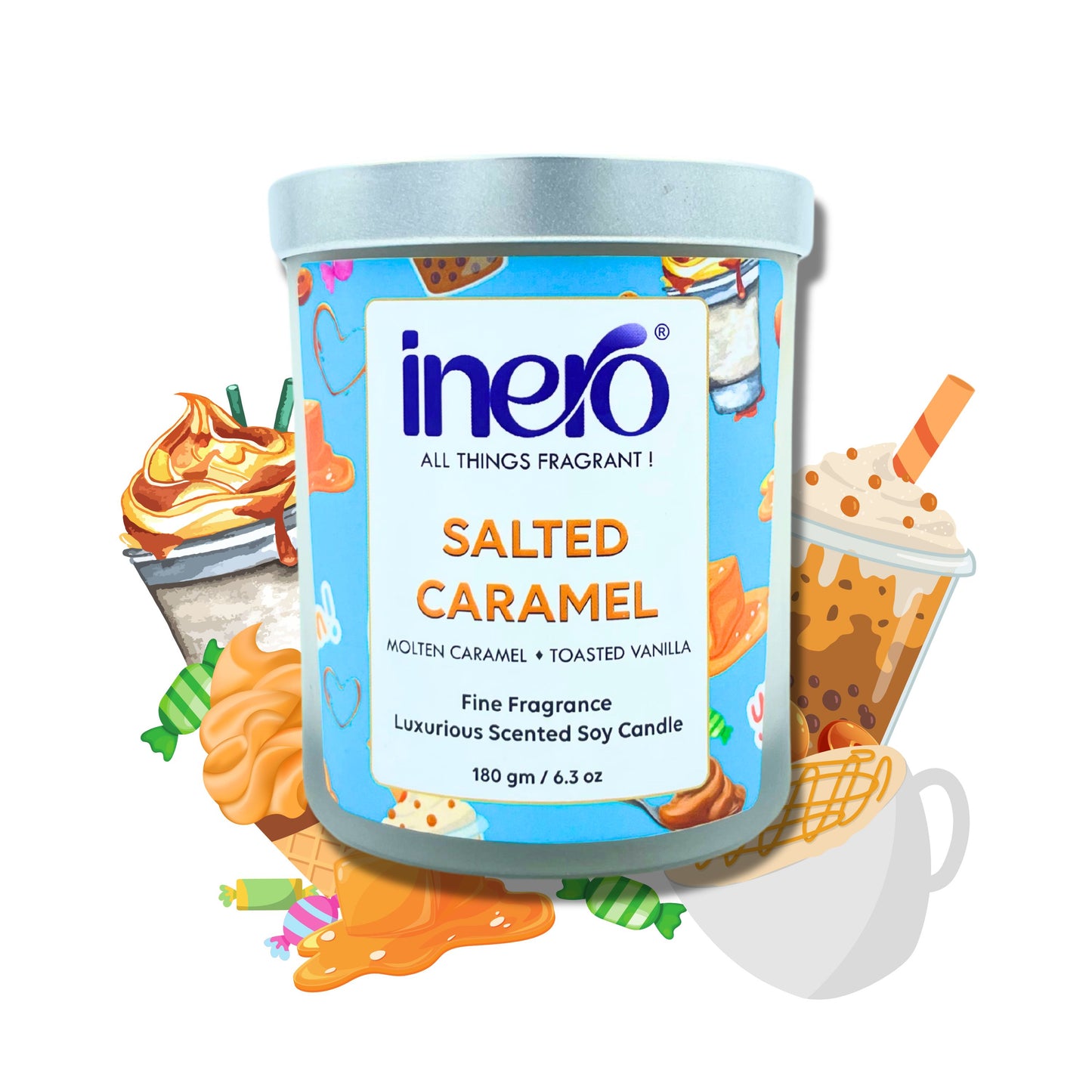 Salted Caramel Scented Candle