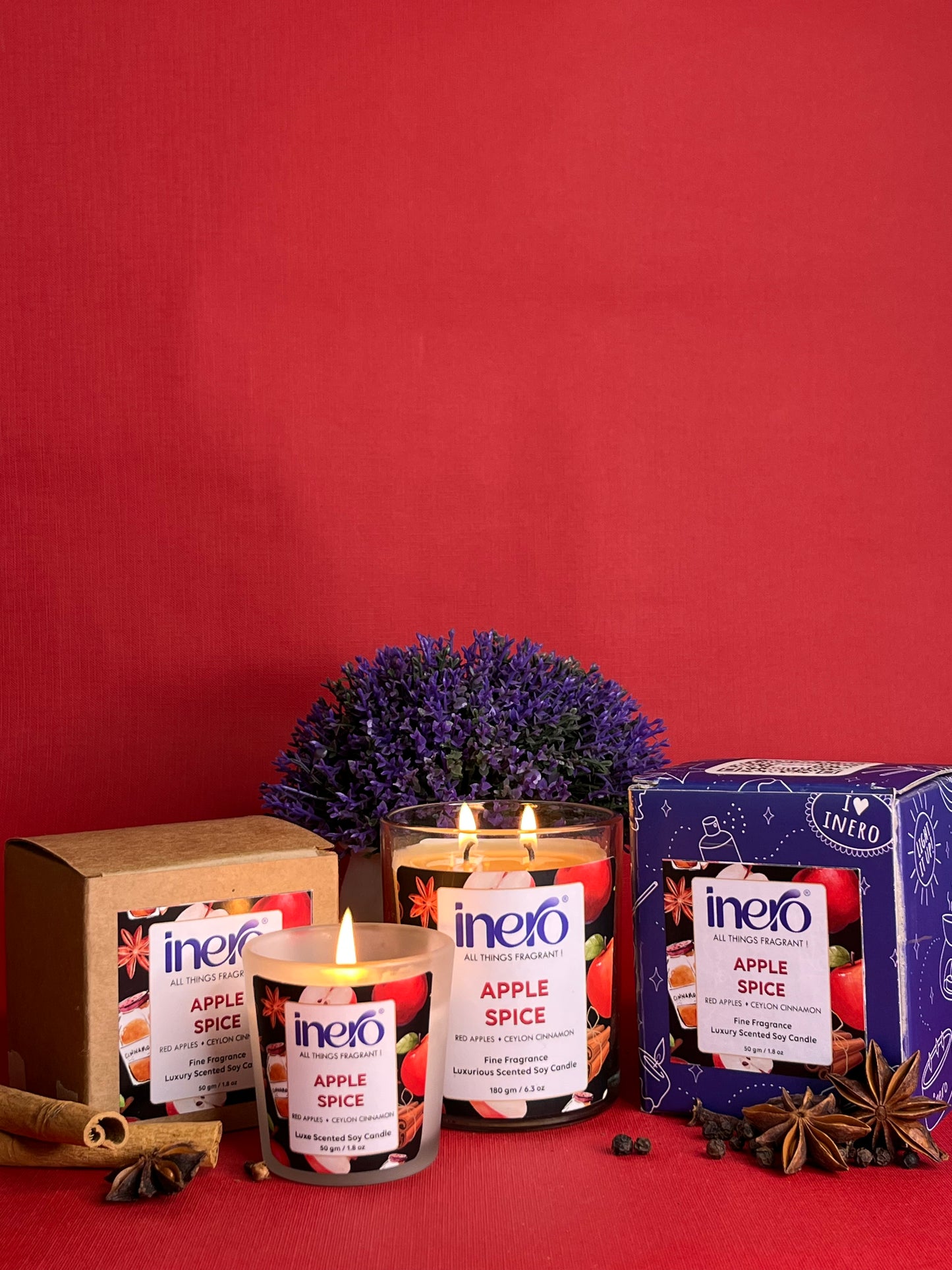 Shot Glass Candle Apple Spice