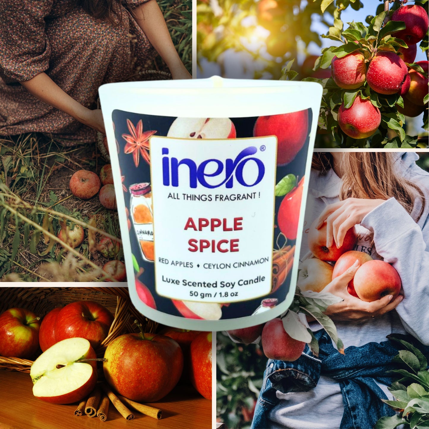 Shot Glass Candle Apple Spice