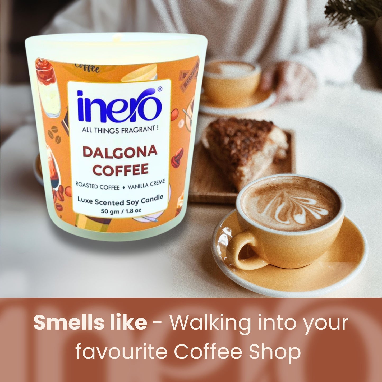 Shot Galss Candle Dalgona Coffee