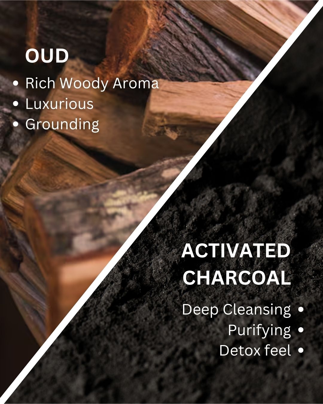Detox Indulgence Oud and Activated Charcoal Cold Process Soap